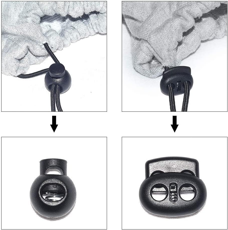 Drawstring Cord Trim Replacement Cording with Easy Threaders+Cord Locks End Spri
