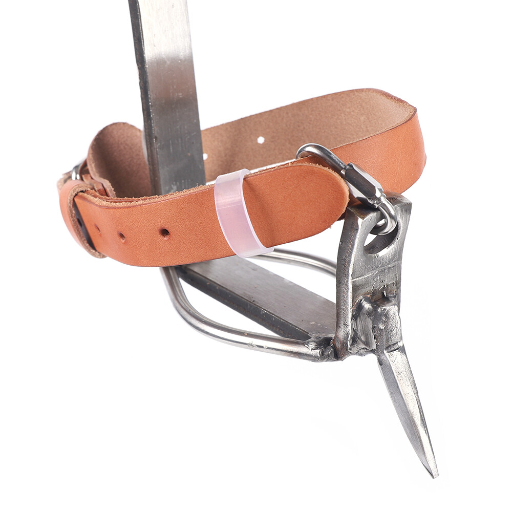 2pcs Tree Climbing Spikes, Stainless Steel Tree Climbing Tool, Adjustable Strap