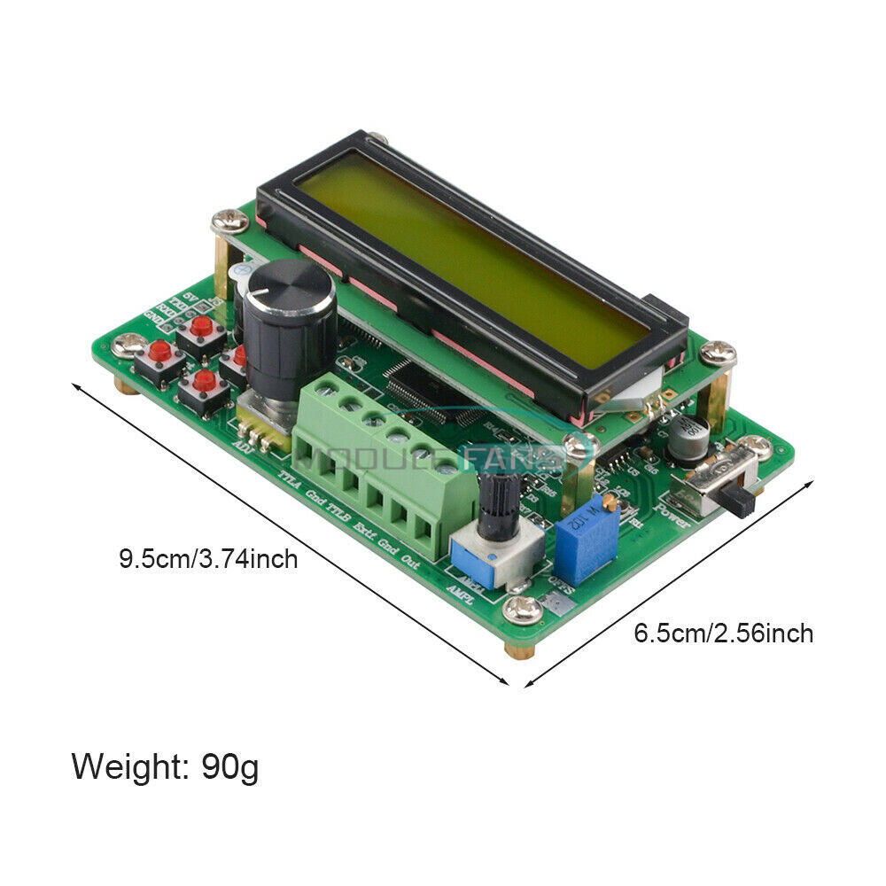 5MHz DDS Function Signal Generator Sine/Triangle/Square Wave TTL Output A Module