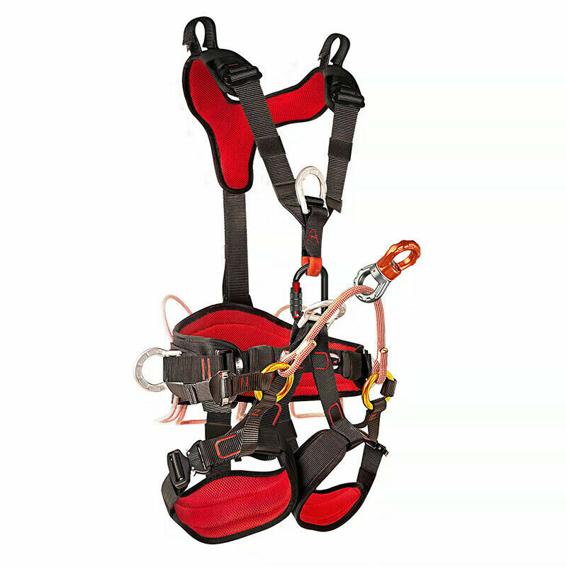 Full Body Harness Tree Climbing Arborist Rescue Falling Protection Equipment-