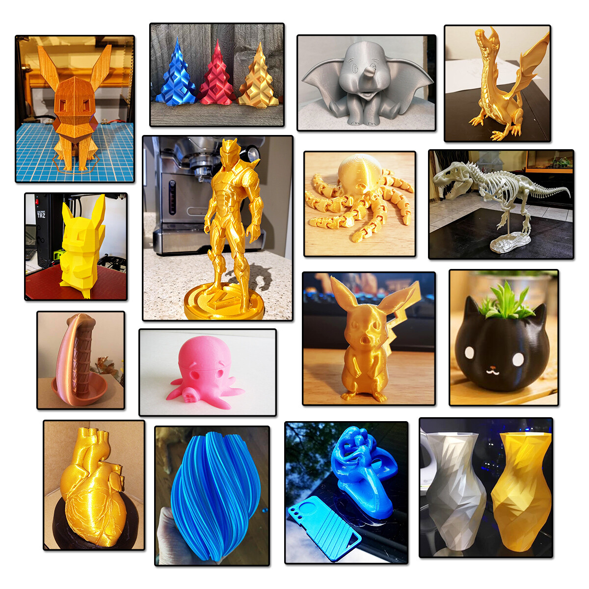 【BUY4 PAY FOR 3】SUNLU PLA/PLA PLUS/PETG/SILK/ABS/META/MATTE 1KG TPU500G Filament