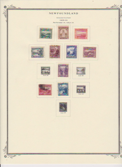 Canada Pre-Confederation Pages with Stamps