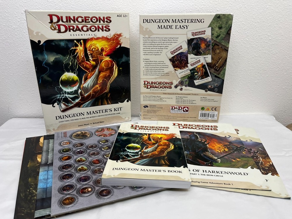 Dungeons and Dragons 4e Essentials Dungeon Master Kit - Boxed Set - Complete