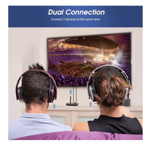 August MR280 Bluetooth 5.0 Transmitter Receiver TV Optical RCA NEW