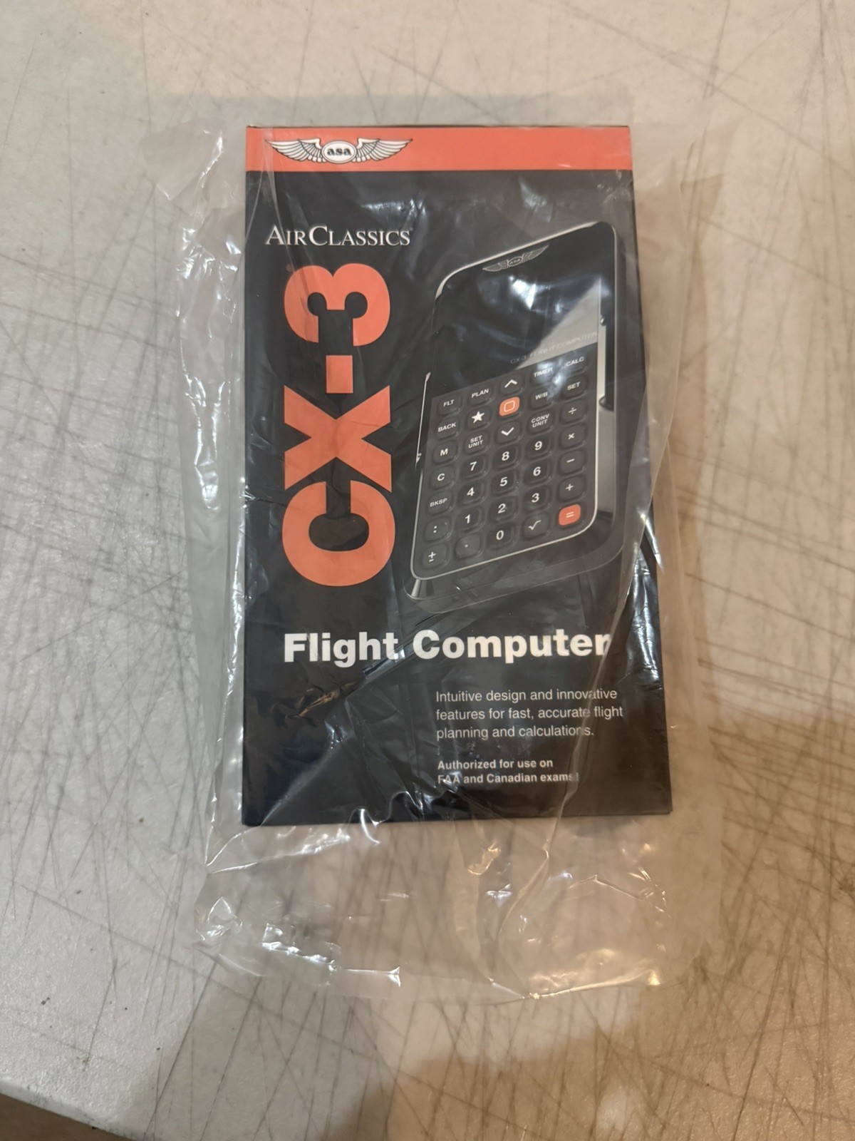 New ASA CX-3 Electronic E6-B Flight Computer