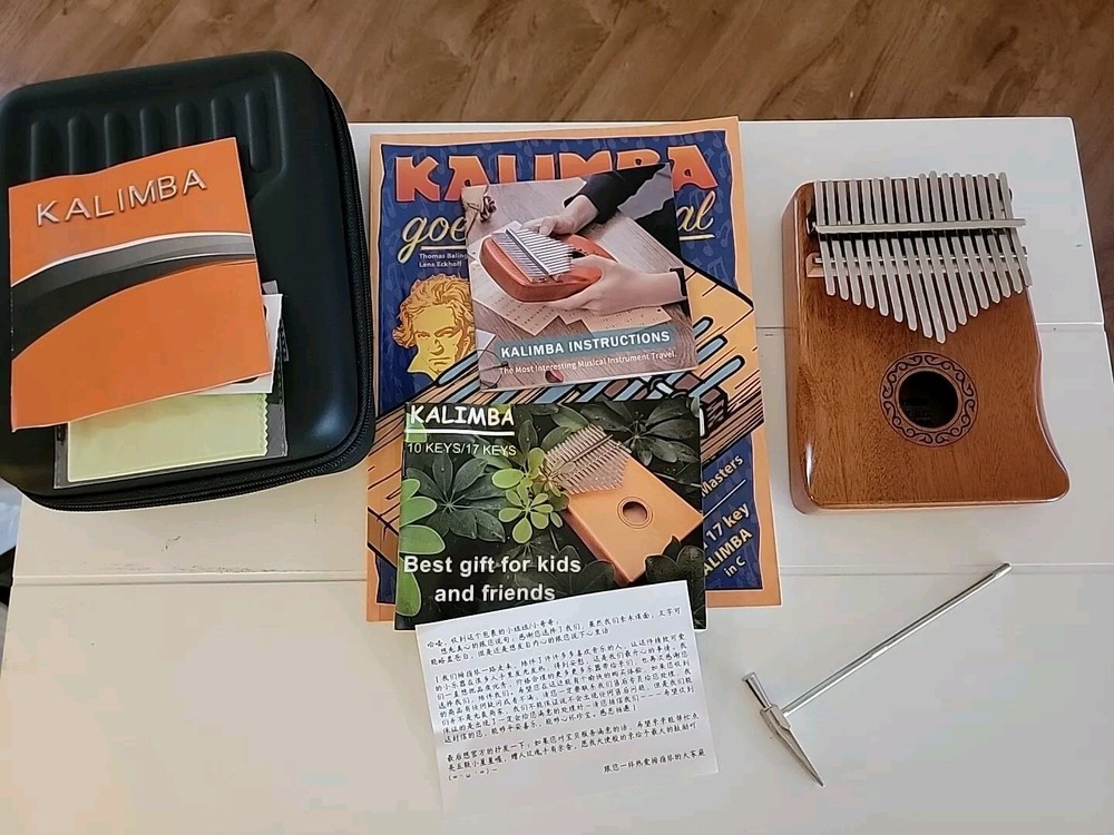 Kalimba 17 key, Complete Kit