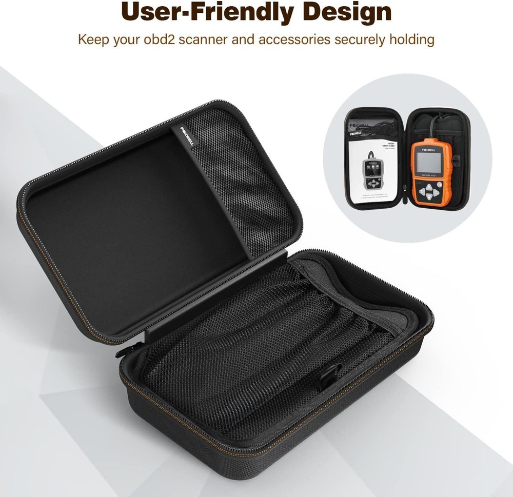 FOXWELL Code Reader&Scanner EVA Protective Carrying Bag for NT510 Elite Serise