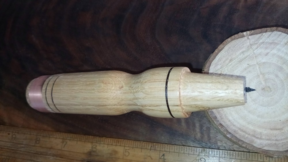 Red Oak Socket Chisel Handle - USA Handmade Valkyrie Wood Tools