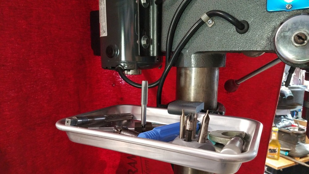 Press Tool Tray / Tool Bit Holder BRACKET for 2.250" drill press columns