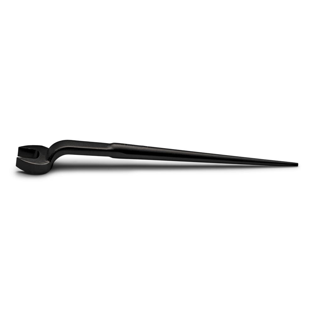 1746 Construction-Structural Open-End Spud Wrench,Offset Head Black SAE 1-7/16"