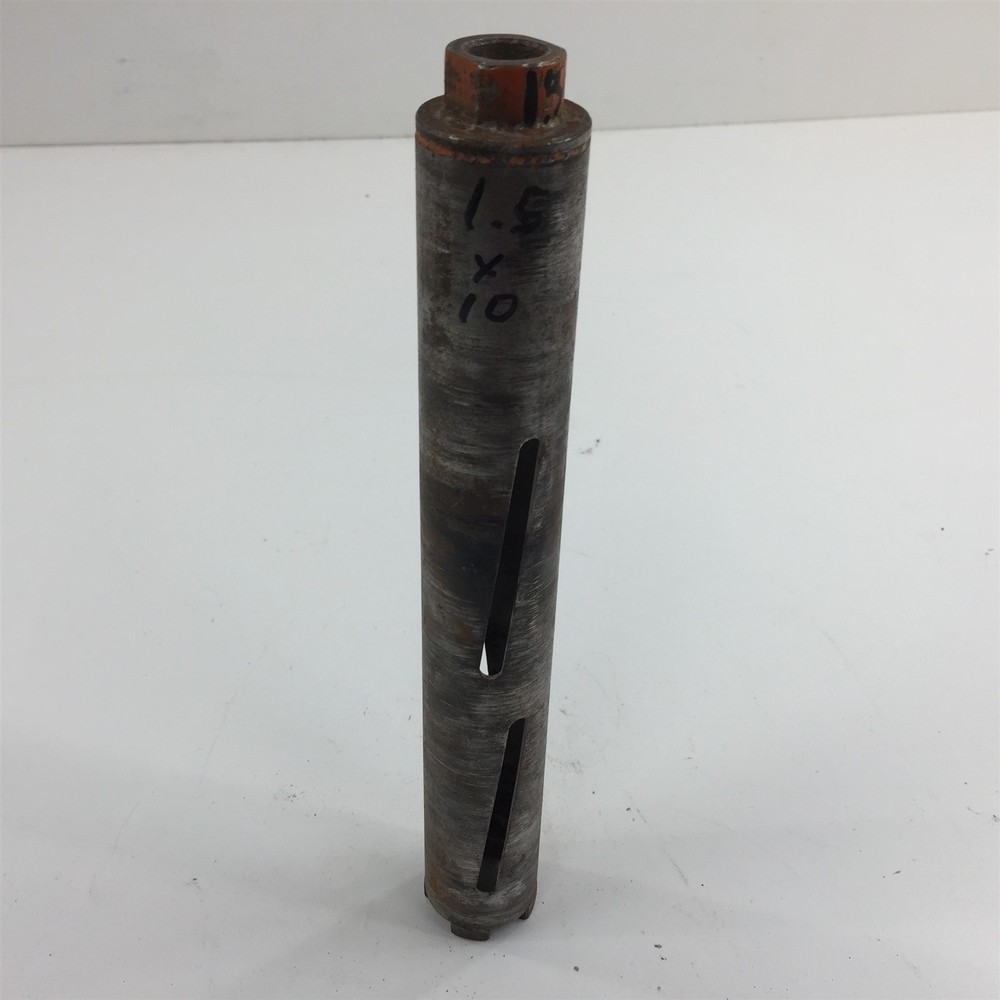 Diamond Core Drill Bit 1-1/2" Diameter 10" Long