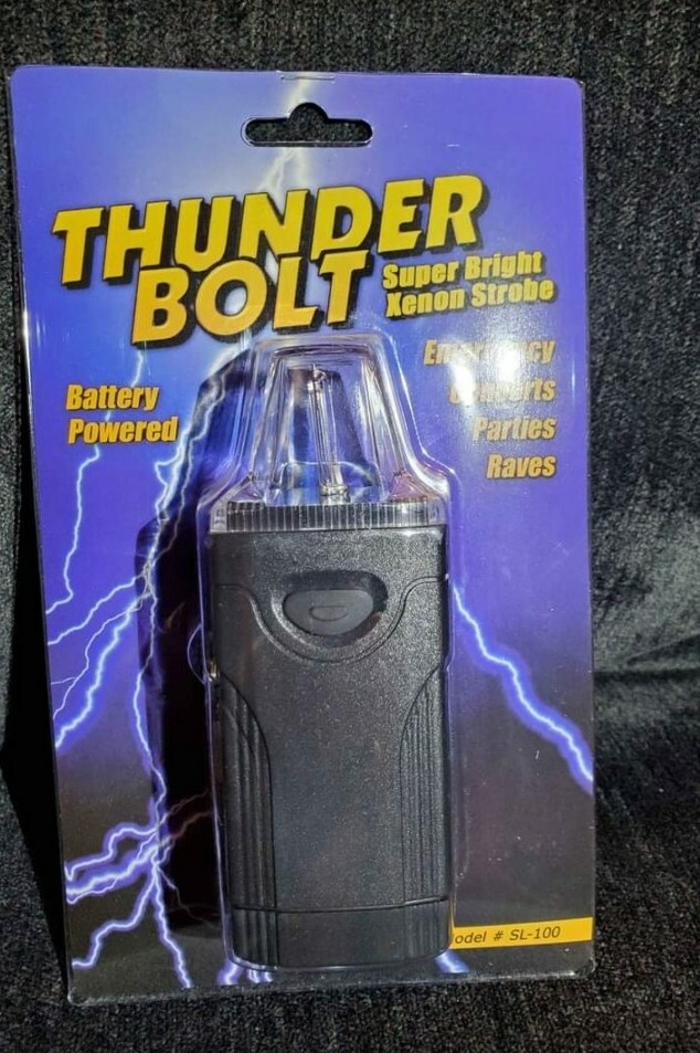 ⚡Thrunderbolt⚡STROBE LIGHT! Xenon! Wireless! Battery Operated!🔋