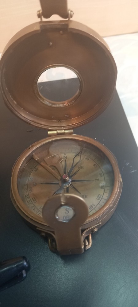 BUNDLE, Nautical Brass Brinton Compass MK1 1914.+ Unknown Compass+ Marine Teles