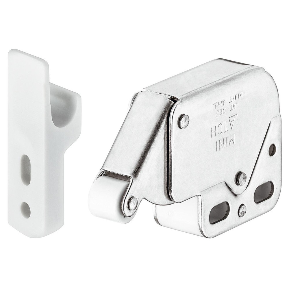 Hafele Mini Latch Automatic Spring Catch Nickel Plated