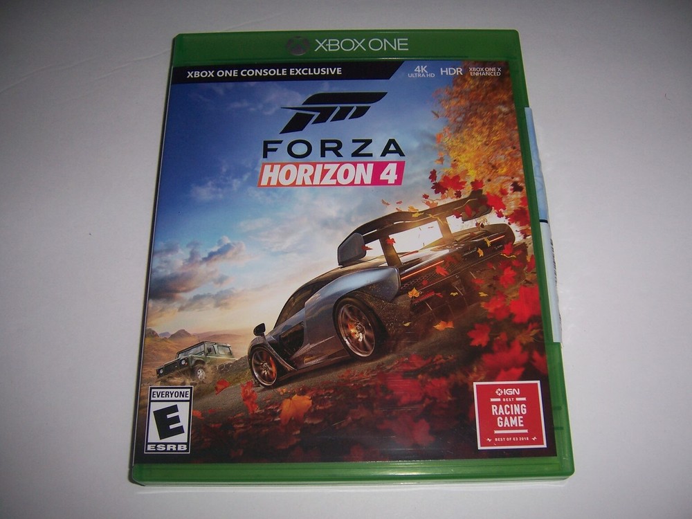 Original Box Case Replacement Microsoft Xbox One XB1 Forza Horizon 4 Four