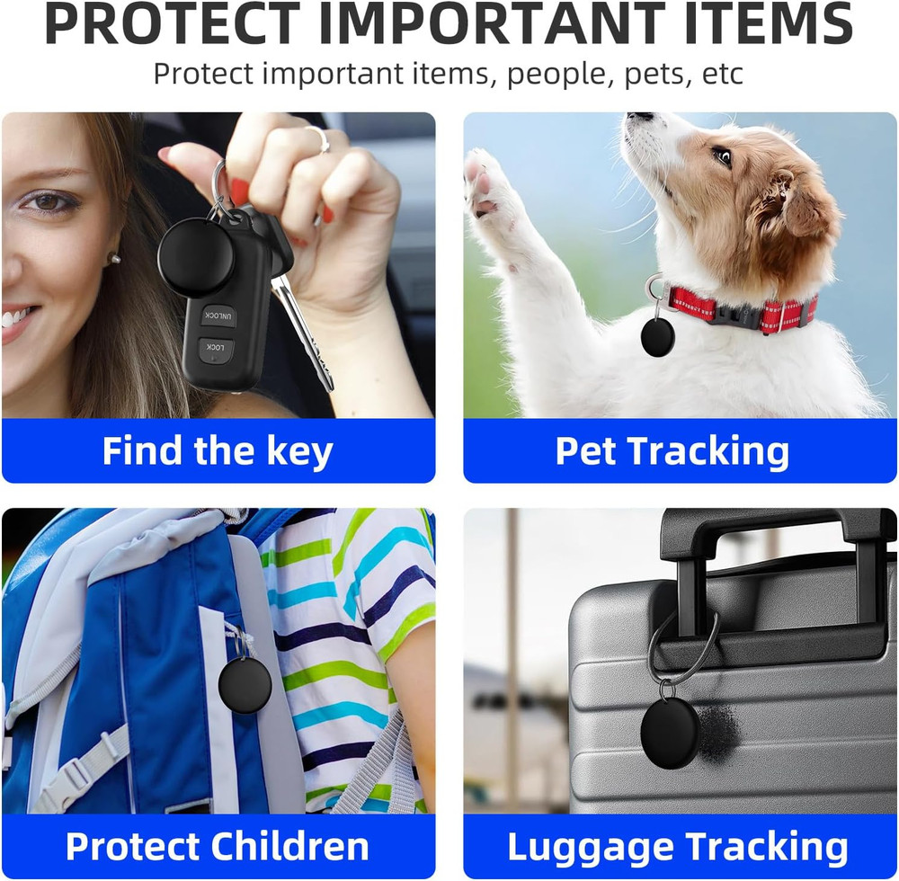 GPS Tracker for Vehicles Work with Find My(Ios Only), Safe Sync GPS Tracker Mini