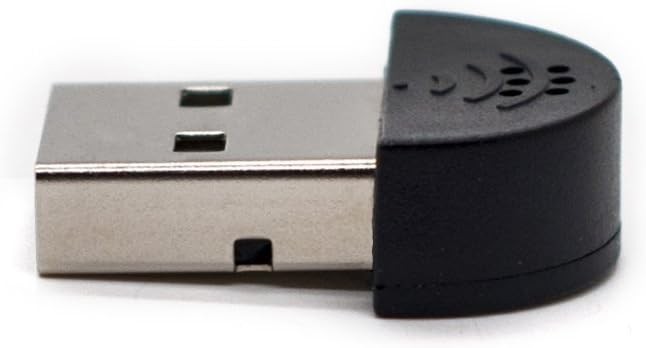 Mini USB Microphone for Laptop Desktop Driver Free Audio Receiver Adapter