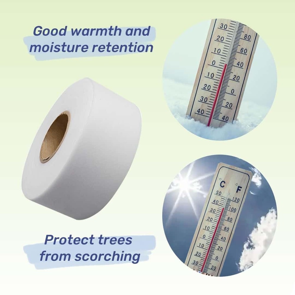 3" x 120' Tree Wrap to Protect Bark, Trunk Protector White X