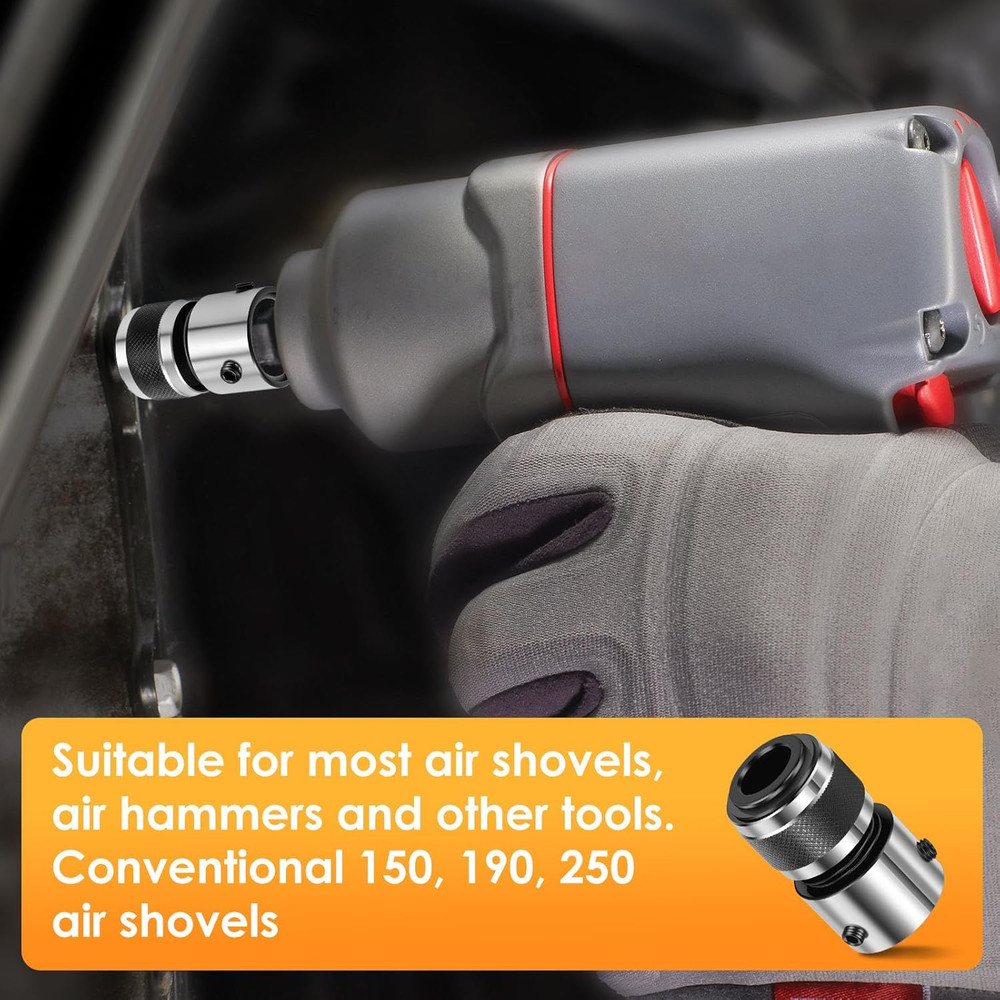 Quick Change Chisel Retainer, Air Hammer Retaining Quick Chuck Attachments, Air