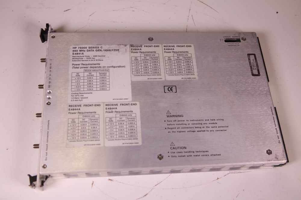 HP E4841A 75000 Series C 660MHz Data Gen Analyzer Module