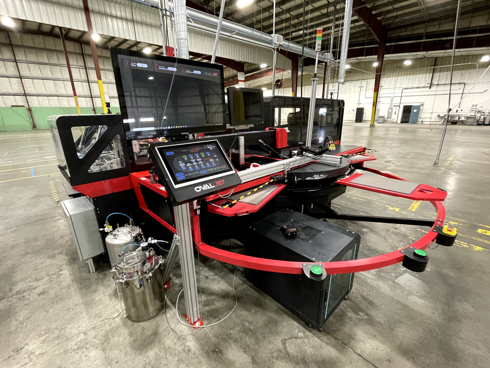 2020 OvalJet DTG Printer / Press - Direct to Garmet Textile Printer