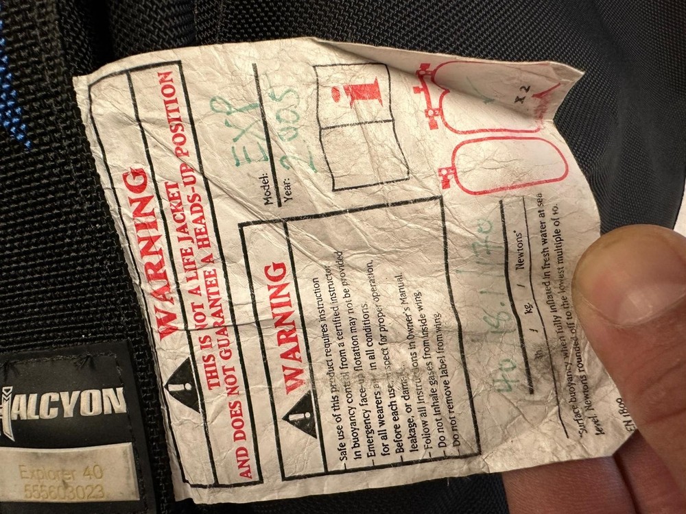 Halcyon Explorer 40 Wing BCD DIR System Single Tank Technical Diving