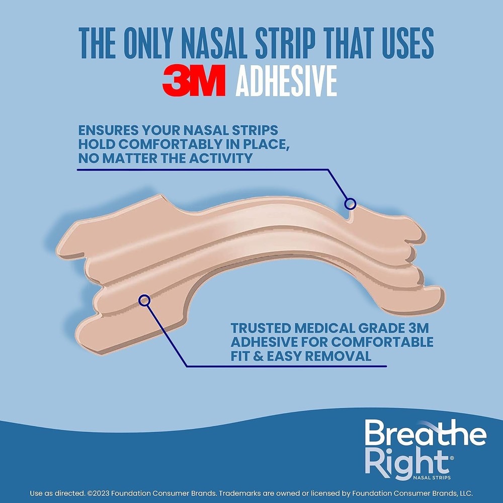 Breathe Right Nasal Strips, Large