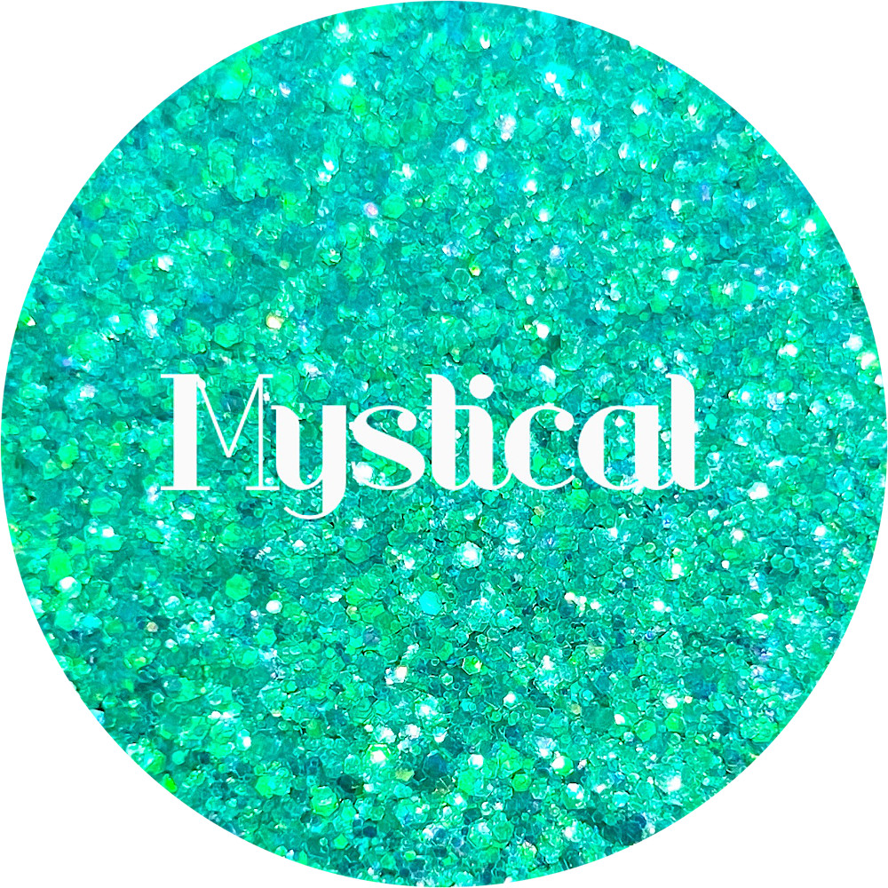 Premium Polyester Glitter - Teal Aqua Iridescent