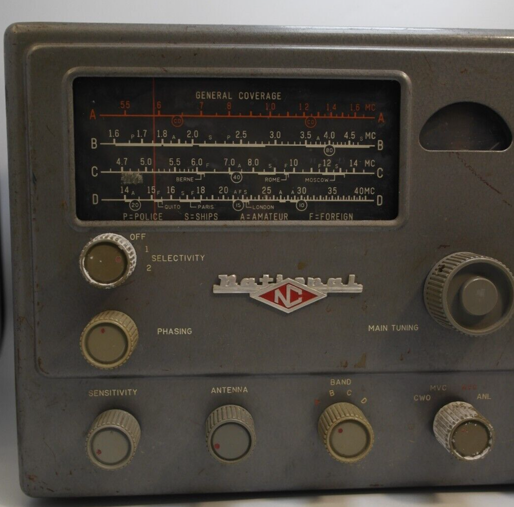 National Company Equipment - General Coverage Receiver NC-98 UNTESTED
