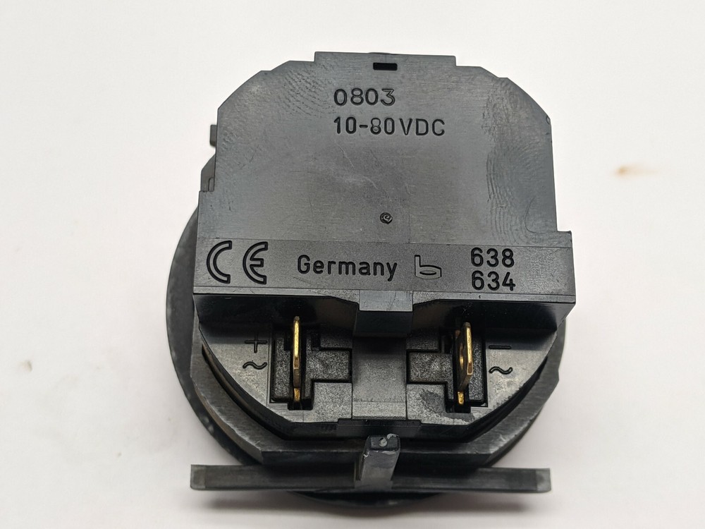 Bauser 634 638 Analog Hour Meter Round Panel Mount