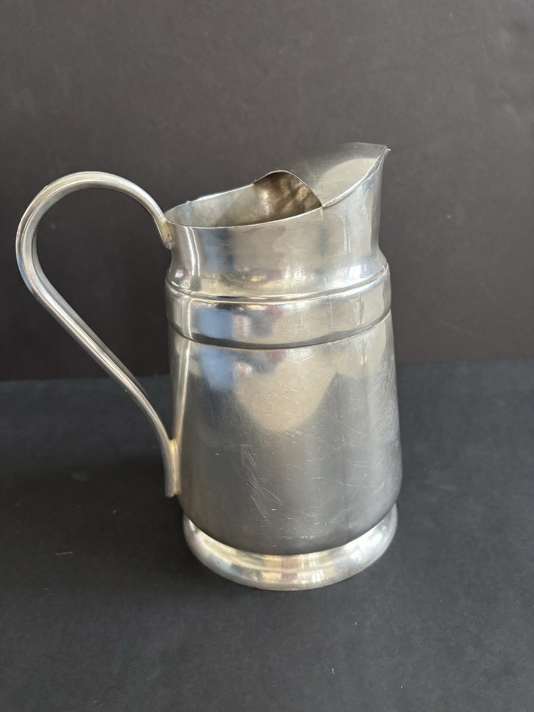 Large Vintage HOTEL SILVER SOLDERED Water Beverage PITCHER Reed Barton Polished