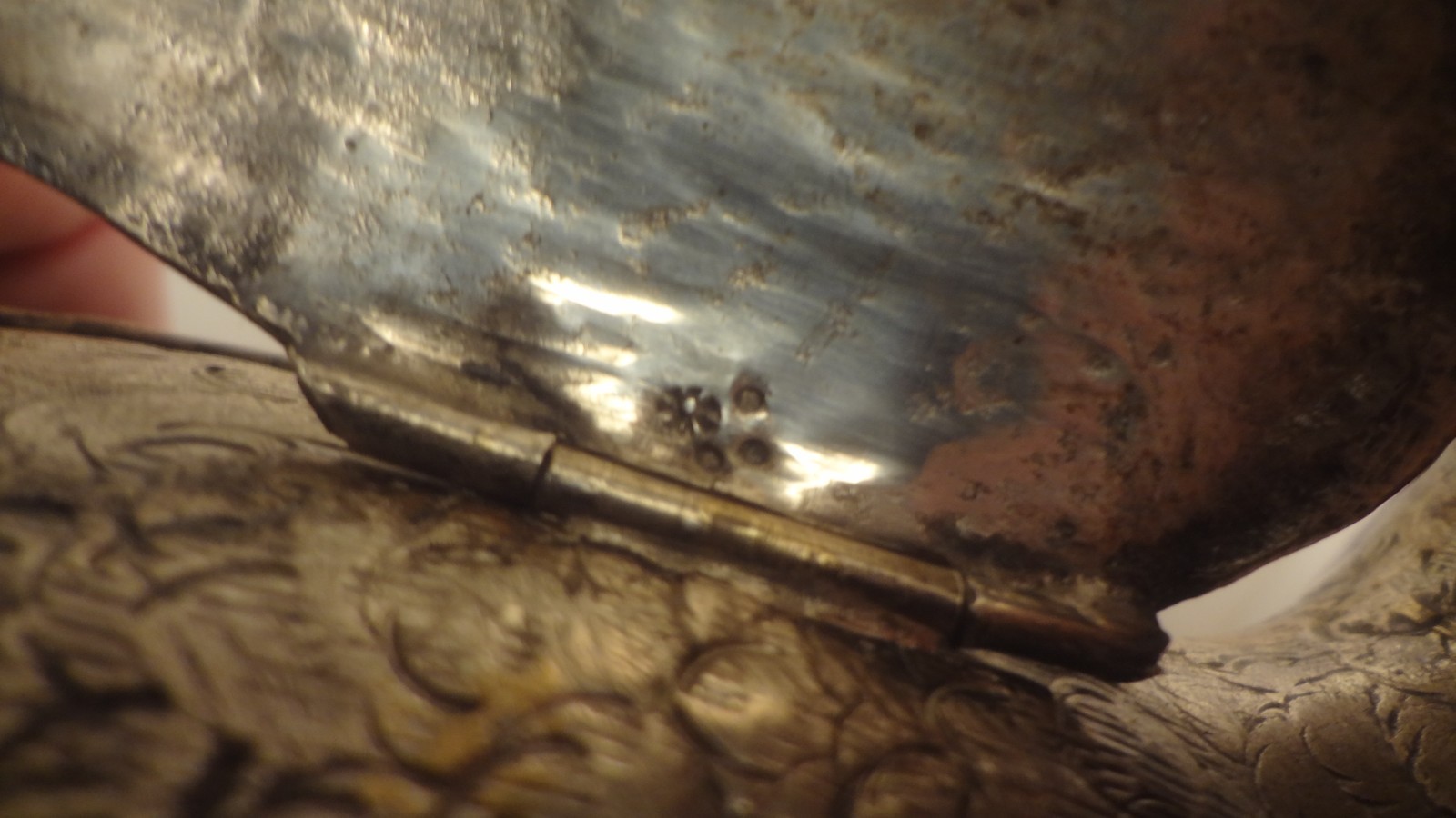 PR. ANTIQUE GERMAN SILVER full figure PEACOCK BON-BON serving TRAYS- HALLMARKED