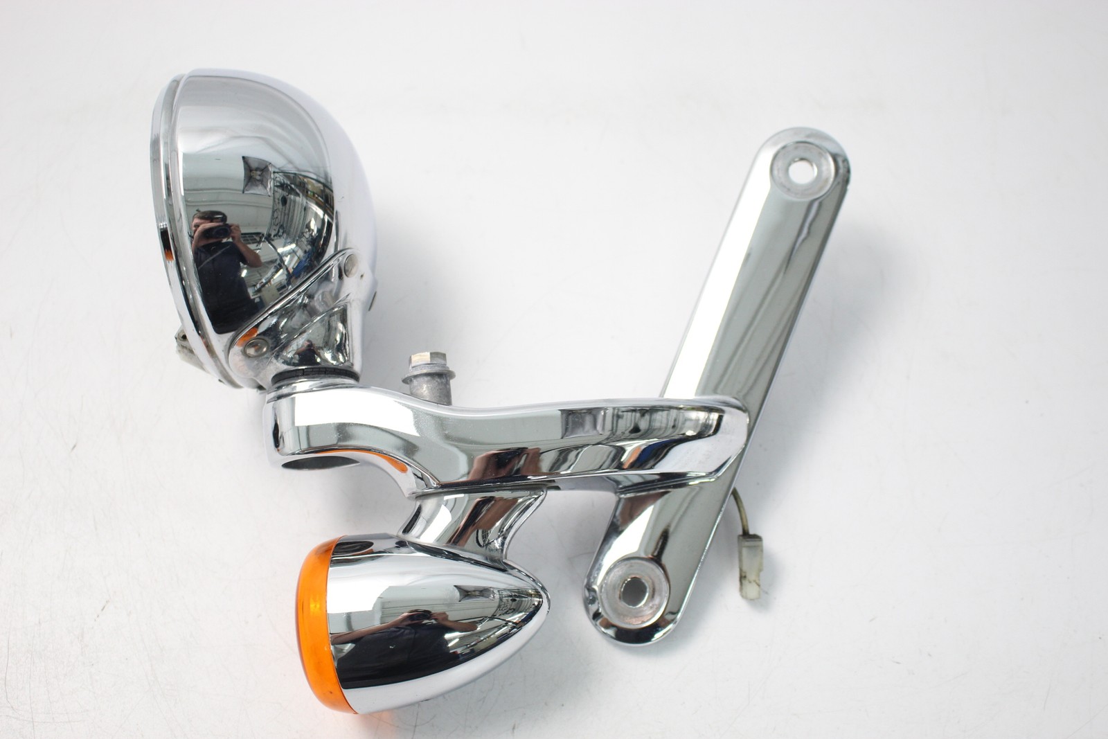 17 Harley Electra Glide Police FLHTP Left Front Spot Light Turn Signal Bar