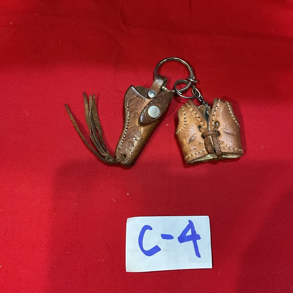 Leather Key Chains. Holster & Wool Lined Vest By Hecuerdo De Leon
