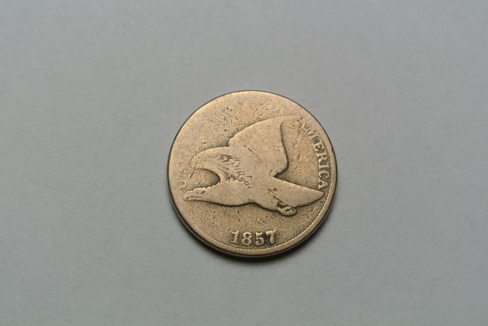 1857 Flying Eagle Cent, Good Condition - C6184