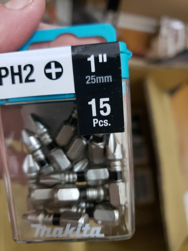 MAKITA #2 Phillips 1 In. Insert Bit 15/pack IMPACT XPS E-00664