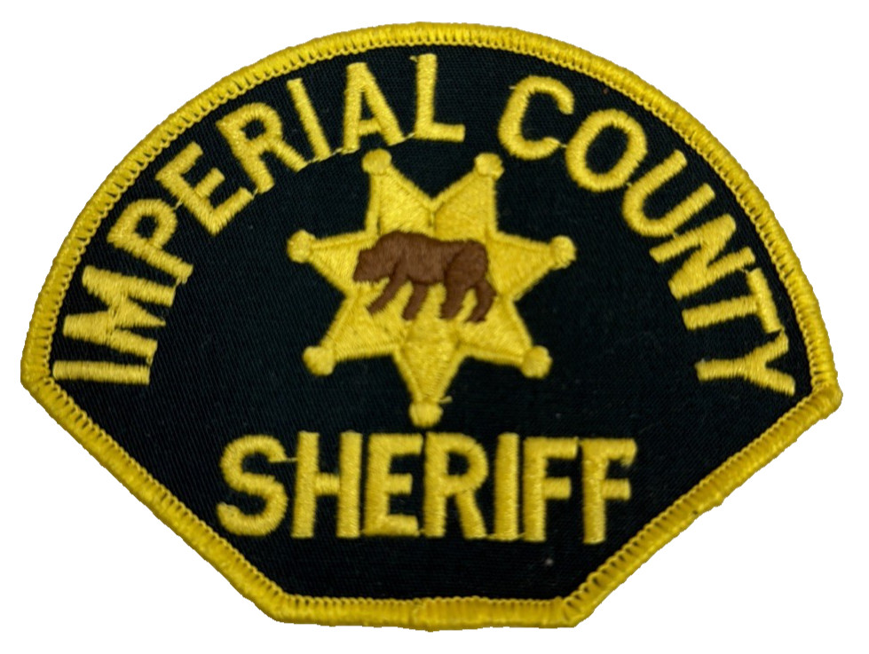 Imperial County CA Sheriff Patch