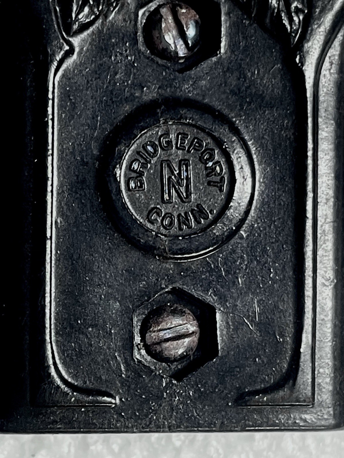 Antique Vintage 6' Cloth 2-Prong Appliance Cord Bakelite "N" Logo Art Deco NICE