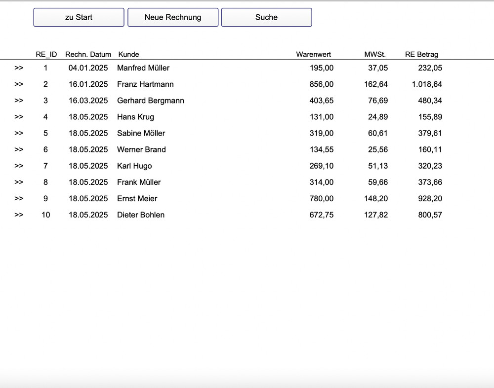 Invoice program invoice software no Excel also § 19 small business Mac Win