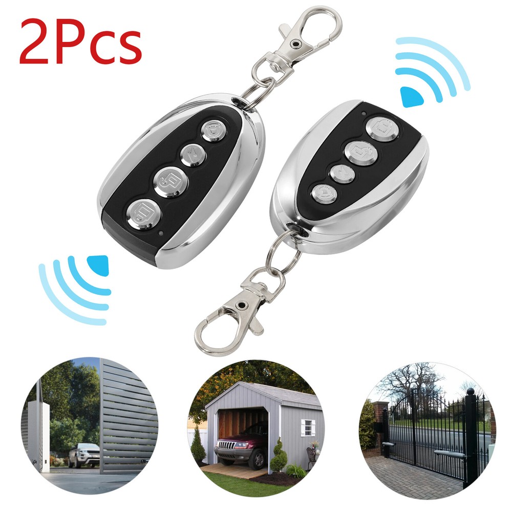 2 Wireless Remote Control Backup Key For Automatic Sliding Gate Opener 433.92MHz