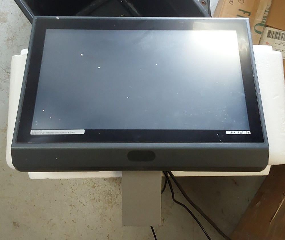 Two Replacement BIZERBA 15" Customer Display Panel Screens for XC 100/400/800