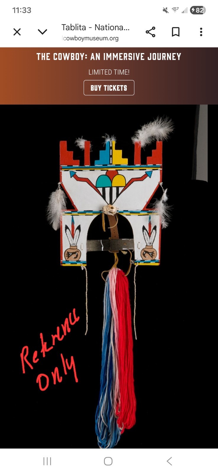 HOPI HEADDRESS TABLITA ORIGINAL PAINT WOOD LEATHER FEATHER SW ART EARLY CARVING