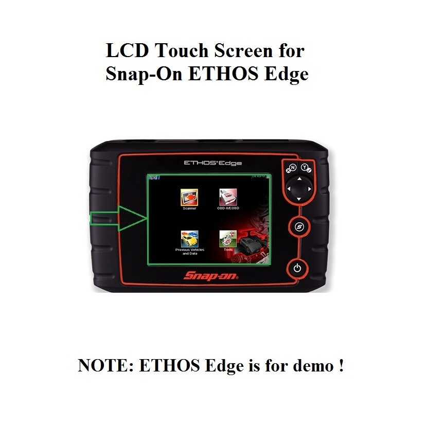 LCD Touch Screen Digitizer Replacement for SNAP-ON ETHOS Edge EESC332A EESC332W