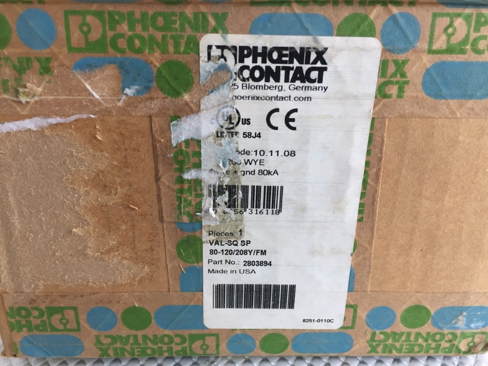 PHOENIX CONTACT 2803894 SURGE SUPPRESSOR..187