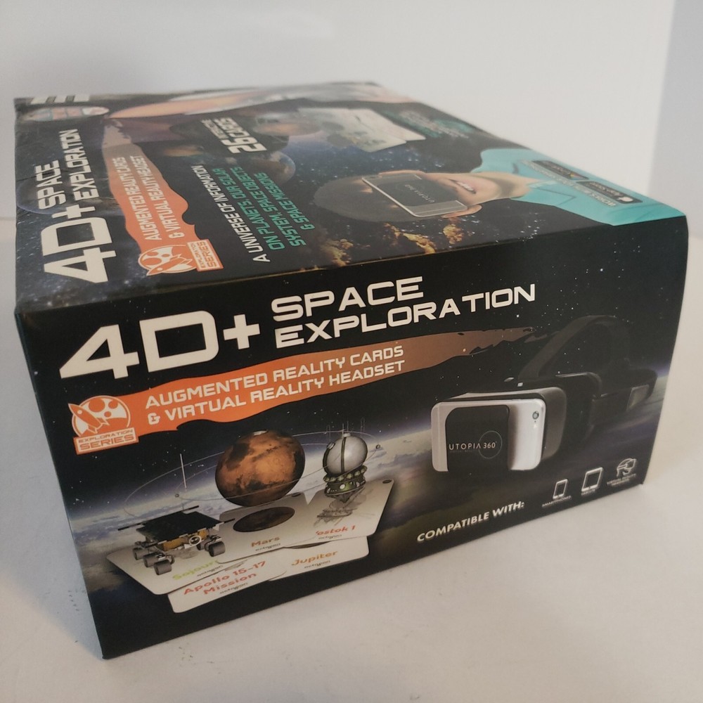 Space Exploration Augmented Reality Cards Virtual Reality 4D Headset Interactive