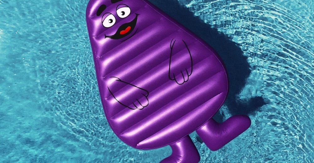 McDonald's Grimace 7ft Pool Float SOLD OUT