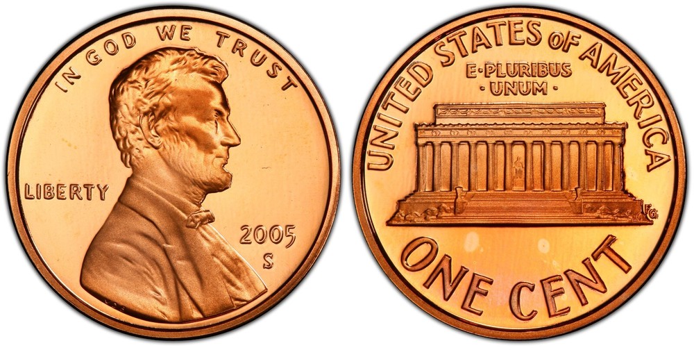 2005 S PROOF LINCOLN MEMORIAL CENT Roll