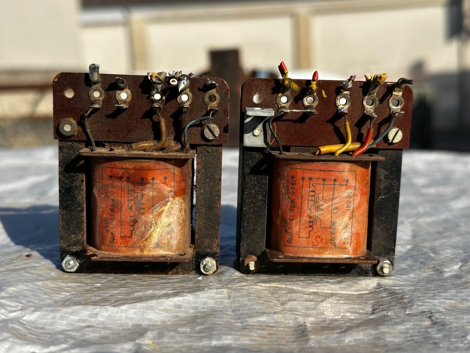Loewe Opta  Output Transformers Pair for EL84 SE Tube Amp Vintage german