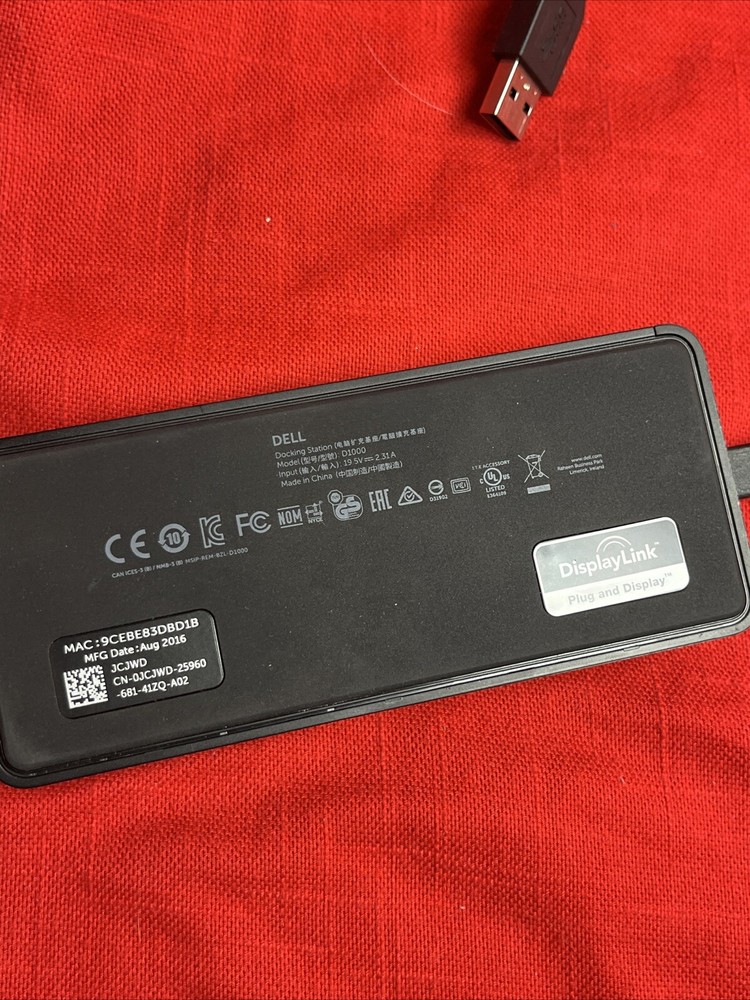 Dell D1000 Duel Display Support JCJWD