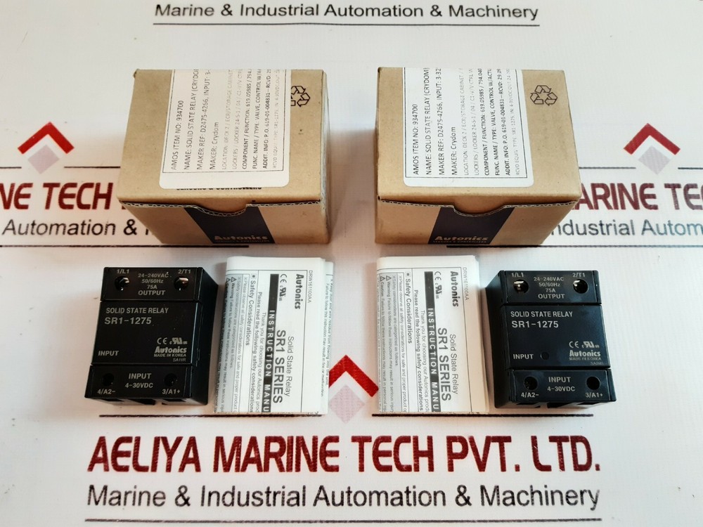 Autonics SR1-1275 Solid State Relay SR1 Series